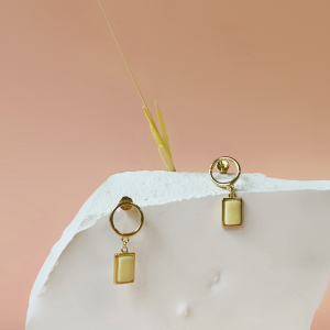 Серебряные серьги с янтарём E9275ZM Серебряные серьги с янтарём E9275ZM