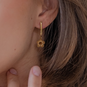 Серебряные серьги с янтарём E20006ZK