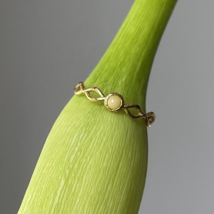 Кольцо серебряное с янтарём R20010ZM