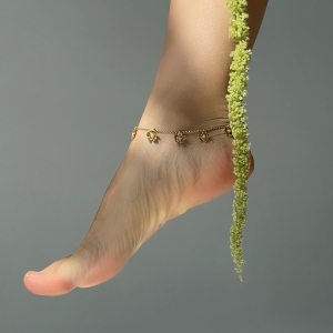 Анклет серебрянй с янтарём LW20006ZM Анклет серебрянй с янтарём LW20006ZM