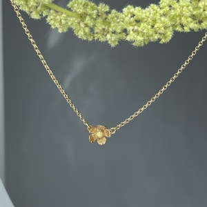 Колье серебряное с янтарём N20005ZM