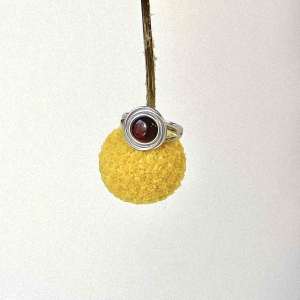 Кольцо серебряное с янтарём Кольцо R20036RV Кольцо серебряное с янтарём Кольцо R20036RV