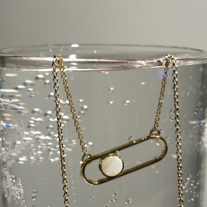 Браслет серебряный с янтарём W20038ZM