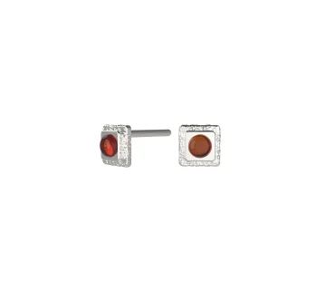 Серебряные серьги с янтарём E22043SV Серебряные серьги с янтарём E22043SV