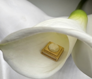 Кулон серебряный с янтарём P20043ZM