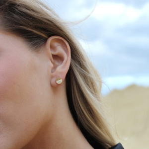 Серебряные серьги с янтарём E21048ZM