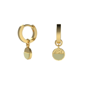 Серебряные серьги с янтарём E20048ZM