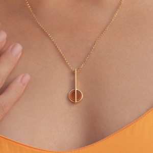 Колье серебряное с янтарём N20047ZK Колье серебряное с янтарём N20047ZK