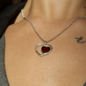 Кулон серебряный с янтарём P9168-1SV Кулон серебряный с янтарём P9168-1SV