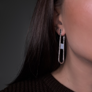 Серебряные серьги E5046R014