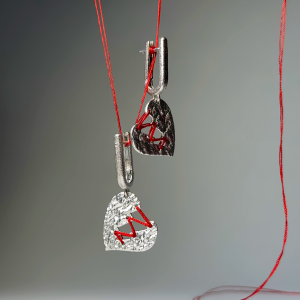 Серебряные серьги E5043R011