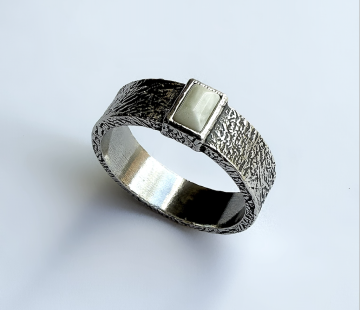 Silver ring with amber R30002CК