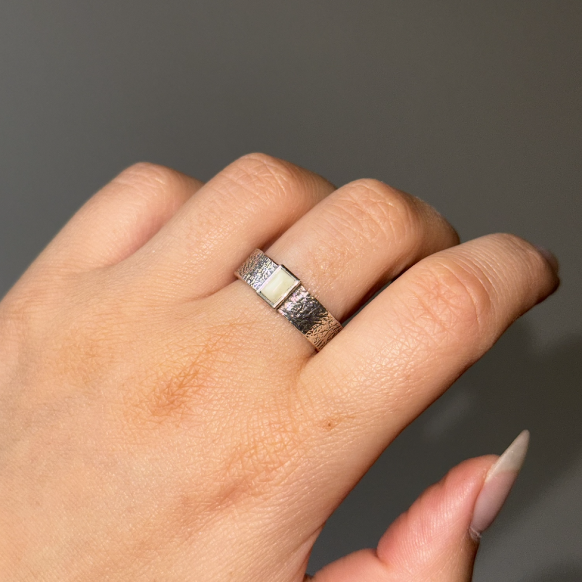 Silver ring with amber R30002CК