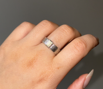 Silver ring with amber R30002CК