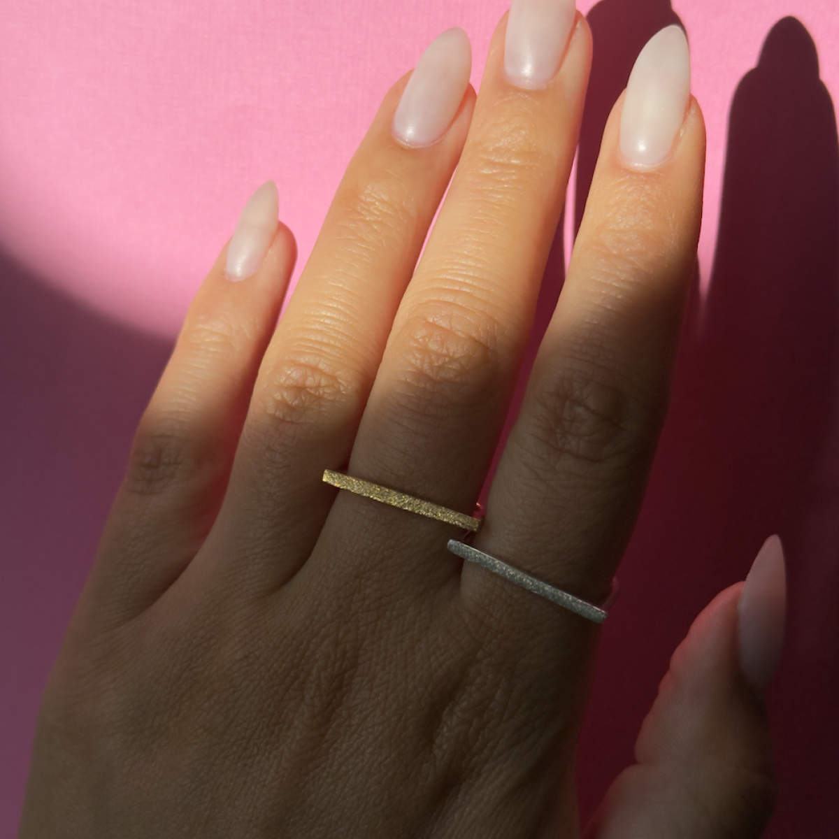 Silver ring with amber R5017S