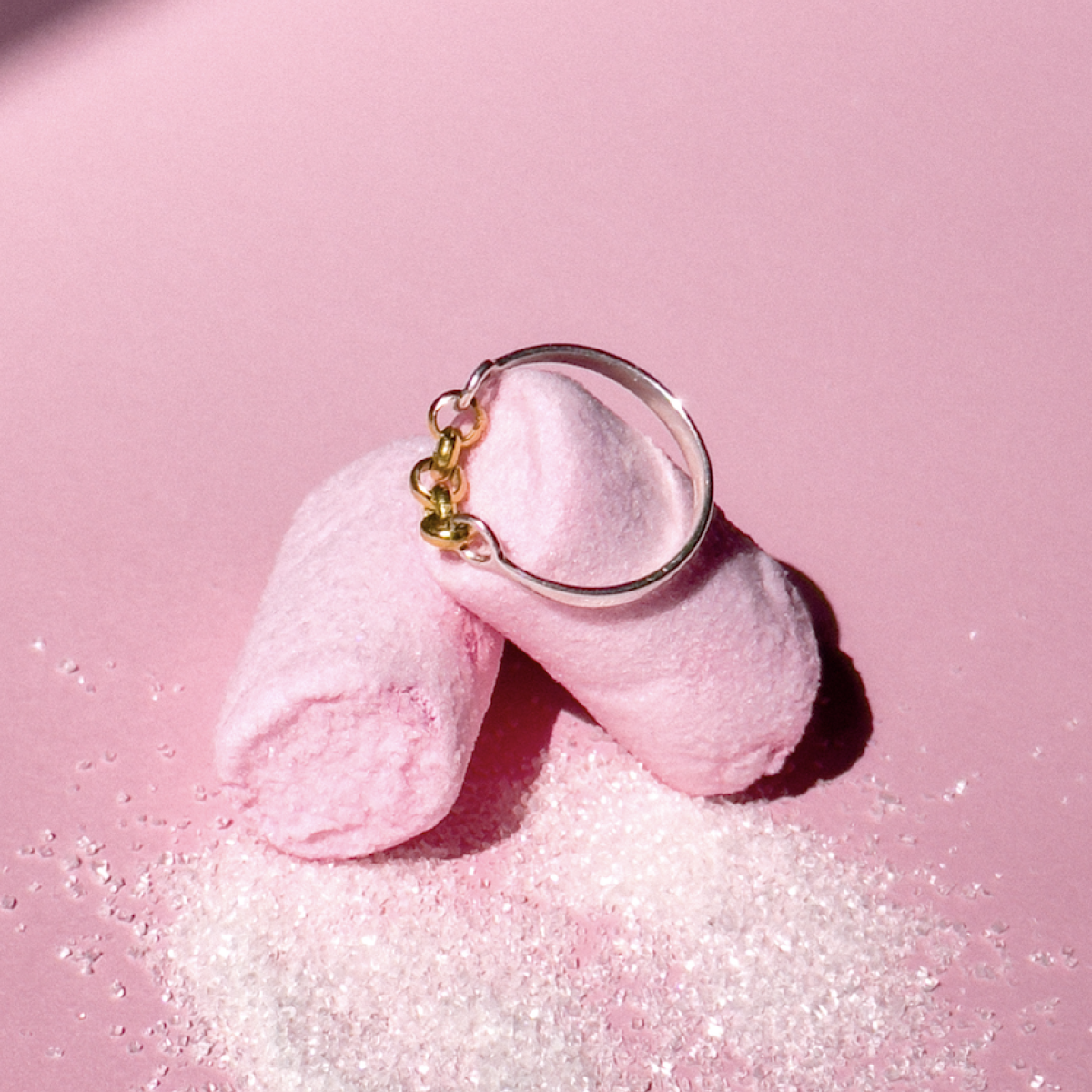 Silver ring with amber R5007Q