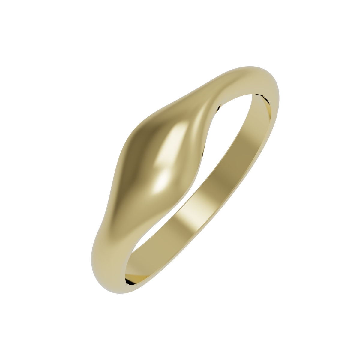 Silver ring with amber R50111Z