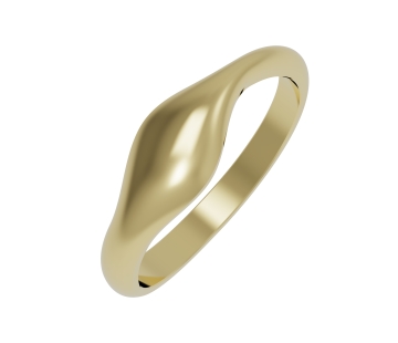 Silver ring with amber R50111Z