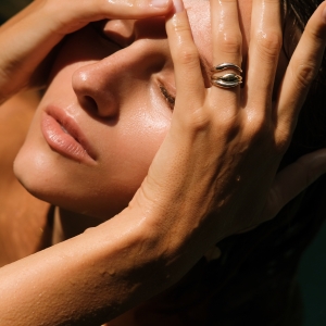 Комплект серебряных колец R5011O