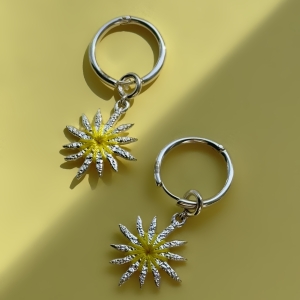 Серебряные серьги E5042S006