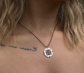 Silver  with pendant N5048R008