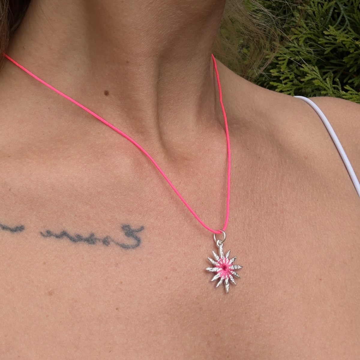 Silver  with pendant P5042R004