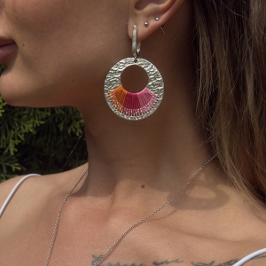 Серебряные серьги E5041R001