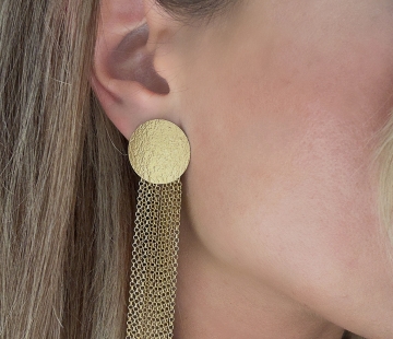 Silver earrings with amber E30016Z Silver earrings with amber E30016Z