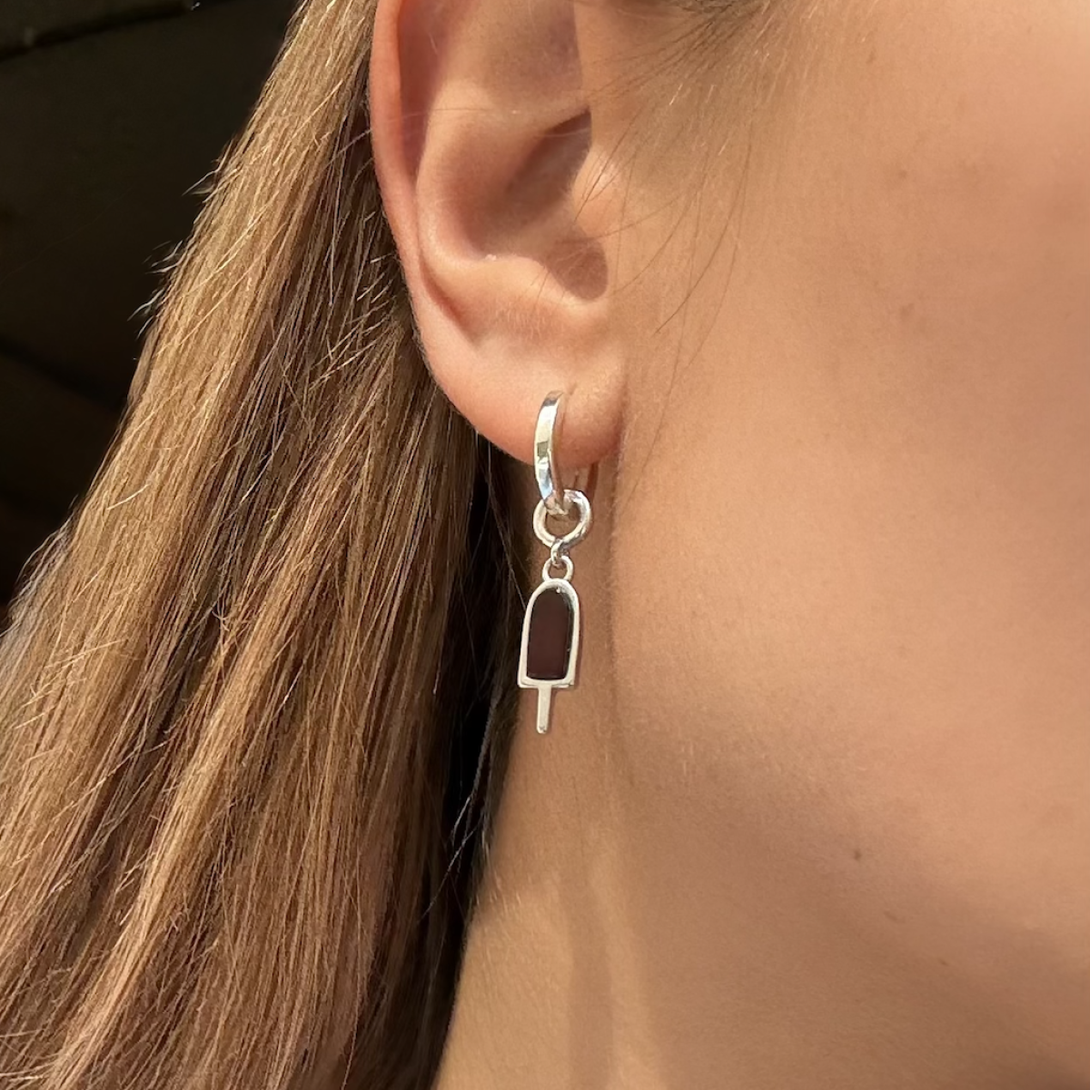 Silver Pendant with Natural E7003RV