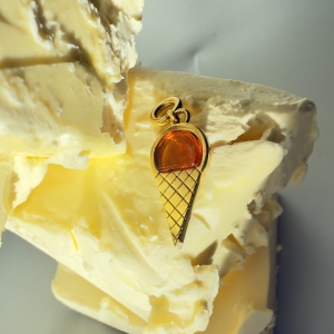 Silver Pendant with Natural E7004ZK