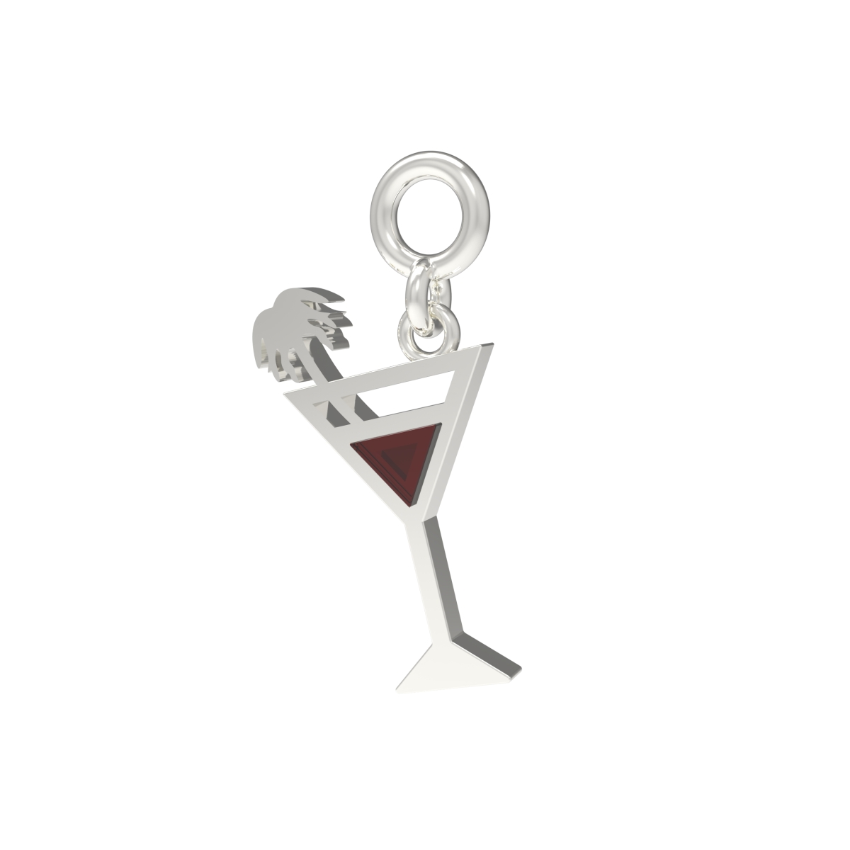 Silver Pendant with Natural E7006RV