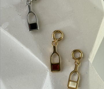 Silver Pendant with Natural E7007RV Silver Pendant with Natural E7007RV