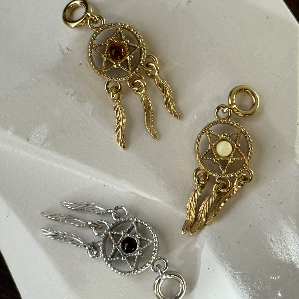 Silver Pendant with Natural E7006ZM Silver Pendant with Natural E7006ZM