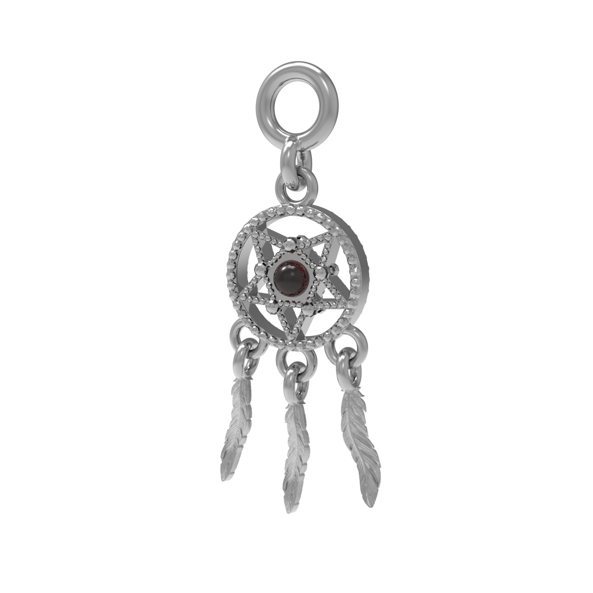 Silver Pendant with Natural E7010RV