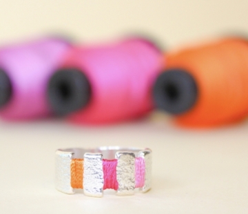 Silver ring with amber R5001S011 Silver ring with amber R5001S011