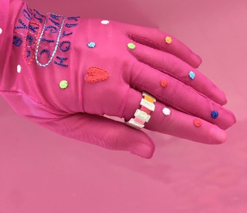 Silver ring with amber R5001S011 Silver ring with amber R5001S011