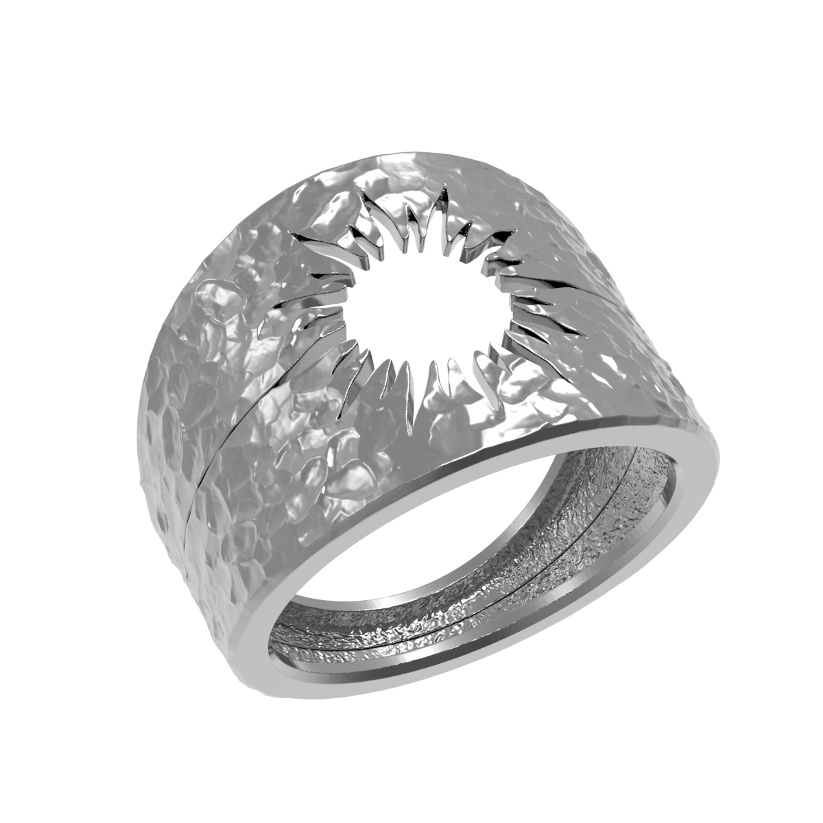 Серебряное кольцо из трех частей  R5032FK