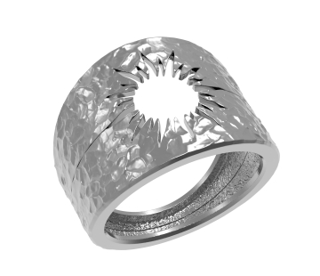 Серебряное кольцо из трех частей  R5032FK