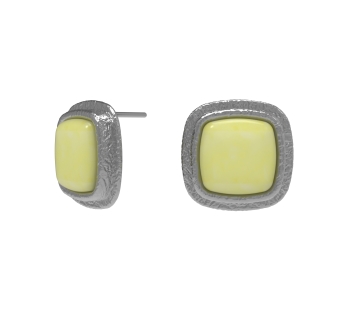 Silver earrings with amber Е30013СM