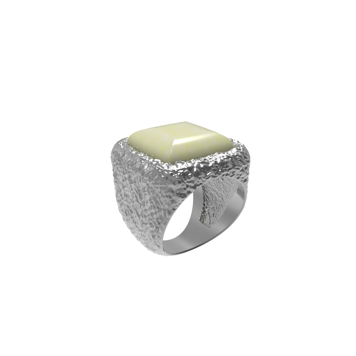 Серебряное кольцо с янтарем R30011CM