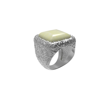 Серебряное кольцо с янтарем R30011CM