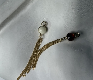 Silver Pendant with Natural E30025ZM