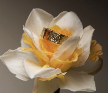 Серебряное кольцо с янтарем R30010ZK