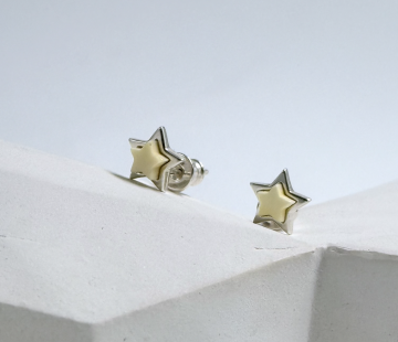 Серебряные серьги с янтарём E10010-1SM Серебряные серьги с янтарём E10010-1SM