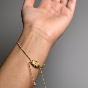 Браслет серебряный с янтарём W000045ZK Браслет серебряный с янтарём W000045ZK