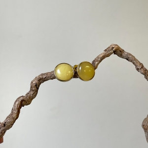 Серебряные серьги с янтарём E9222ZM Серебряные серьги с янтарём E9222ZM