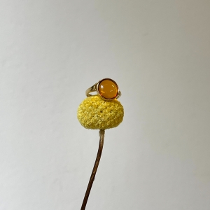 Кольцо серебряное с янтарём R9222ZK Кольцо серебряное с янтарём R9222ZK