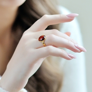 Кольцо серебряное с янтарём R9222ZK Кольцо серебряное с янтарём R9222ZK