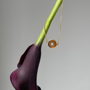 Колье серебряное с янтарём N9223ZK Колье серебряное с янтарём N9223ZK