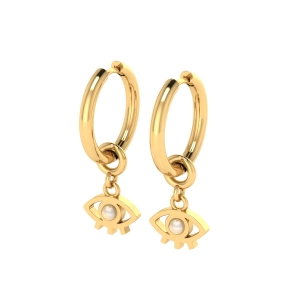 Серебряные серьги с янтарём E31037ZM